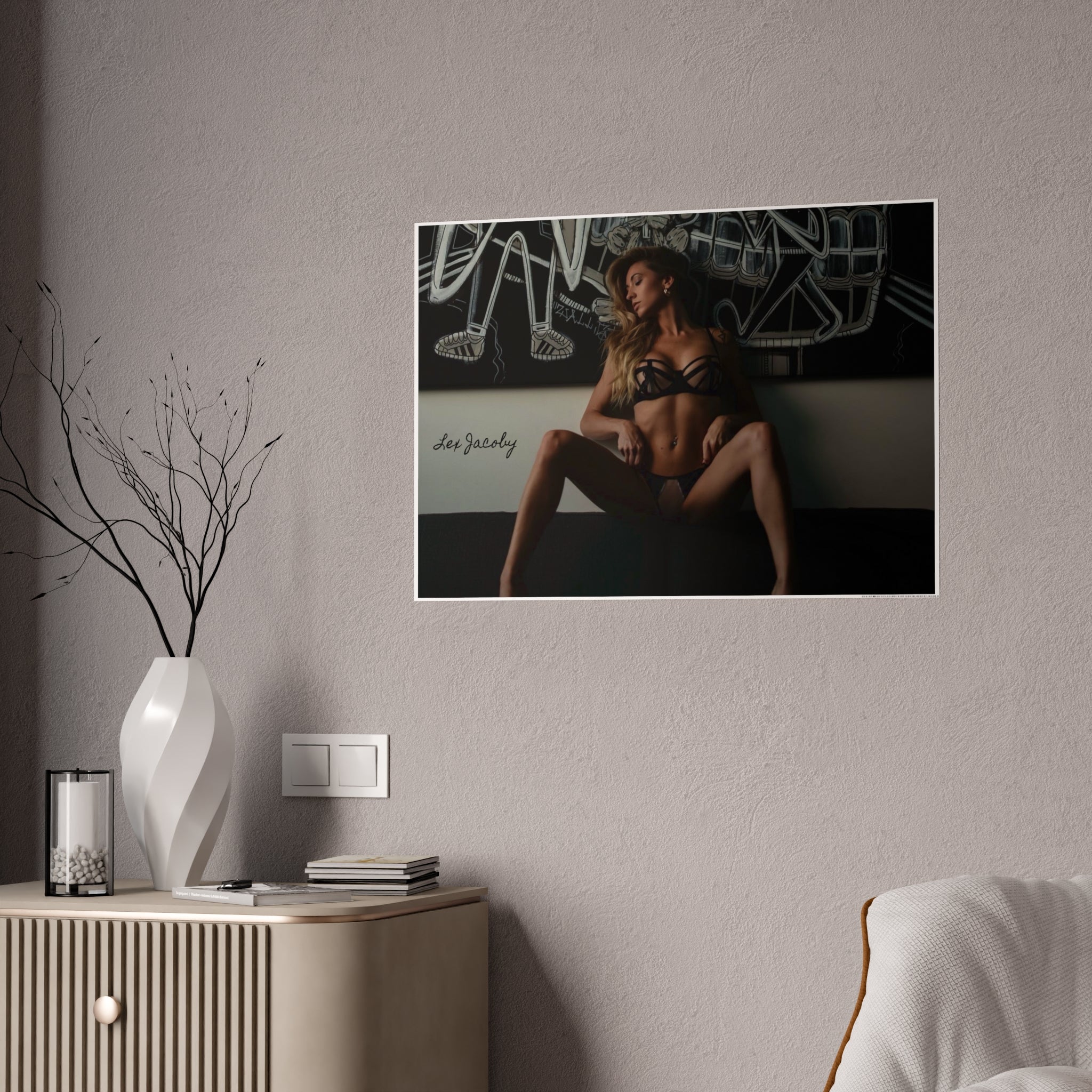 Gloss Poster — Artistic Boudoir Wall Art